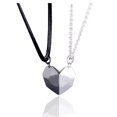 thumbnail image 1 of Collares con colgante de dos almas y un corazón para pareja que desean piedra Sincero Hogar, 1 of 1