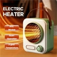 thumbnail image 2 of Portable Small Space Heater 1000W Fast Heating Lightweight Desktop Heater Office Home Use ,Ultimate Temperature Control, 2 of 7