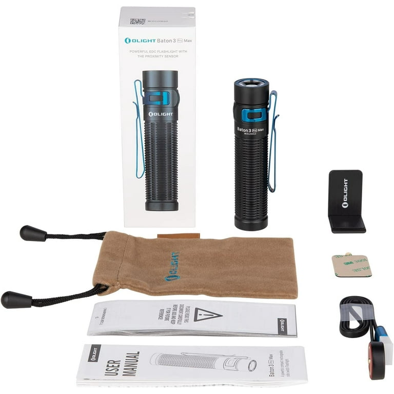 Baton 3 Pro Max 2500ルーメン強力EDC懐中電灯 OLIGHT Baton3 Pro Max 2500 Lumens Rechargeable Compact EDC