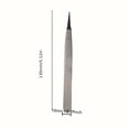 thumbnail image 3 of Soldering Tweezers, Stainless Steel, Pointed Plastic Tips, Jewelry Making, Jewelry Safe, Soldering, Craft Work, Non-Magnetic, 5inLength, 1 Pc, 3 of 8