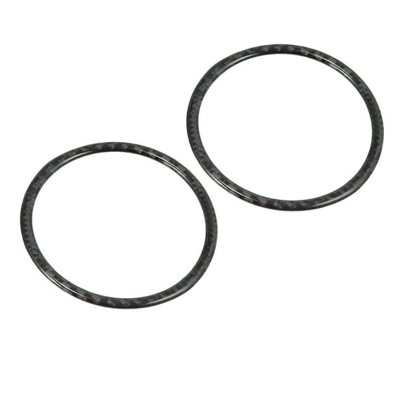 2Pcs Door Speaker Rings Auto Interior Decoration Accessories Decor Trims Cover Stickers for Ford for Mustang 2015-2020