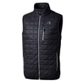 thumbnail image 2 of Men's Cutter & Buck Navy Gwinnett Stripers Rainier PrimaLoft Eco Insulated Full-Zip Puffer Vest, 2 of 3