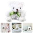thumbnail image 2 of KAKOWELY Muñeco de oso de dibujos animados, peluche de oso con lazo, divertido y lindo oso de peluche, 2 of 5