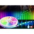 thumbnail image 5 of Kit de tira LED RGB 5050 Bluetooth de 5 m, tira de luz flexible multicolor SZ-Climax con control remoto de 24 teclas, fuente de alimentación de 12 V, tira LED RGB decorativa para el hogar, fiestas, b, 5 of 5