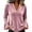 Pink Tops, variant on Shawl Collar Blouse for Women Velvet V-Neck Flare Long Sleeve Shirt Casual Loose Fit Pullover Fall Going Out Outfits Pink S