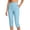 c01Light Blue, variant on JGGSPWM Capri Pants for Women High Waisted Straight Leg Tight Stretch Lightweight Trousers Casual Work Golf Capris with Pockets White XXL