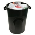 Hyper Tough 32 Gallon Heavy Duty Plastic Garbage Can, Included Lid