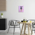 thumbnail image 2 of Stupell Industries Striped Zebra Ice Cream Cone Purple Background Paintings Unframed Art Print Wall Art, 10x15, by Coco de Paris, 2 of 5
