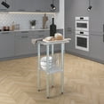 thumbnail image 6 of AmGood 18 in. x 18 in. Stainless Steel Table | Metal Utility Kitchen Prep Work Table | NSF, 6 of 9