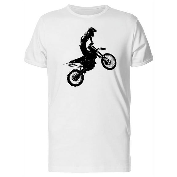 Sketch Of A Motocross Rider T-Shirt Men -Image by Shutterstock, Male x-Large