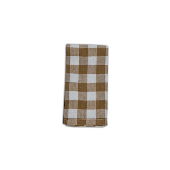 Buffalo Check Sand 100% Cotton Napkin (Set of 4)
