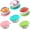 Candyfloss, variant on 6x1.6 Oz Salad Dressing Containers With Lids, Small Leakproof Reusable Stainless Steel Salad Dressing Container To Go For Lunch Boxes,Sauce containers, Picnics,Travel Meal Prep And Kitchen Storage