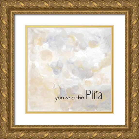Murdock, Ramona 15x15 Gold Ornate Wood Framed with Double Matting Museum Art Print Titled - Pina