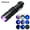 Black, variant on Uv Ultra Violet Led Flashlight Blacklight Light 395 Nm Inspection Lamp Torch
