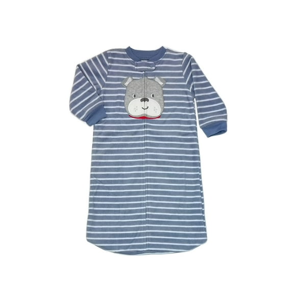 Carter's Baby Boy's 0-9 Months Striped Puppy Dog Fleece Sleep Bag, Sleeper