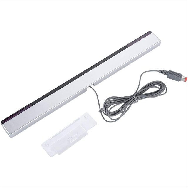 Barra de Sensor de Movimiento con Cable + Cable Adaptador de Fuente de Alimentación de CA + Cable de Audio y Vídeo Compuesto para Enchufe Estadounidense