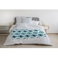 thumbnail image 3 of Simply Daisy Diamond Jive Fleece Throw Blanket, Turquoise, Small Throw, 3 of 4