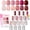 Pink Blossom, variant on modelones 32 PCS Gel Nail Polish Set, 28 Colors Spring Summer Rainbow Gel Polish with No Wipe Base Coat, Glitter & Glossy & Matte Top Coat Soak Off LED Nail Art Kit Salon at Home