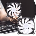 thumbnail image 1 of PEONAVET Cooling Fans Cooling Fans CPU Cool Fans Chassis Fans 120mm PWM Hydraulic Bearing Case Fan Low-Noise 25 DB Fan Speeds 1500,48 CFM,Intelligent Temperature Control, 1 of 1