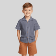 thumbnail image 5 of Ben Sherman Clothes Boys’ 2-Piece Linen-Tech Short Outfit Set – Includes Short Sleeve Button-Down Shirt & Shorts, Comfortable Everyday Clothing for Baby, Toddler & Big Boys Sizes (12M-14), 5 of 9