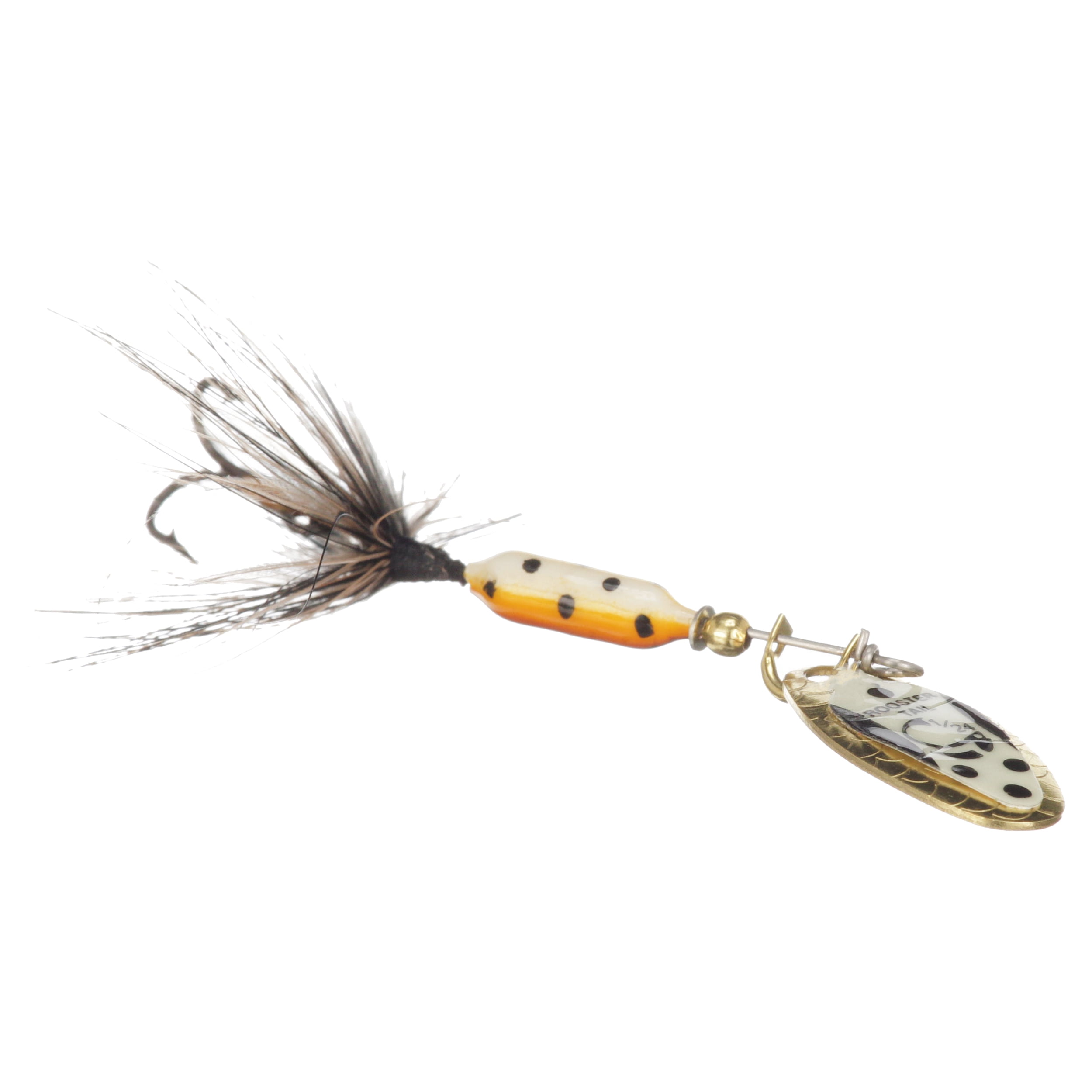 Worden's® Original Glow Tuxedo Blade 1/24 oz. Rooster Tail®, Inline Spinnerbait Fishing Lure