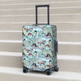 thumbnail image 2 of Lsque Cartoon Pirate Printed Luggage Cover, Travel Luggage Protector,Scratch and Dirt Resistant, Fits 18-32 Inch Luggage - Large, 2 of 9