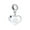 Silver-C, variant on Bling Jewelry Womens Initial Alphabet Bead Charm A-Z Blue Sapphire Heart Dangle for European Bracelet