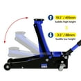 thumbnail image 2 of 2.5 Ton / 5000 LBS Low Profile Floor Jack, Heavy Duty Steel Hydraulic Floorjack Racing Floor Jack with Dual Piston Quick Lift Pump, Lifting Range 3.5" to 19.5", 2 of 8