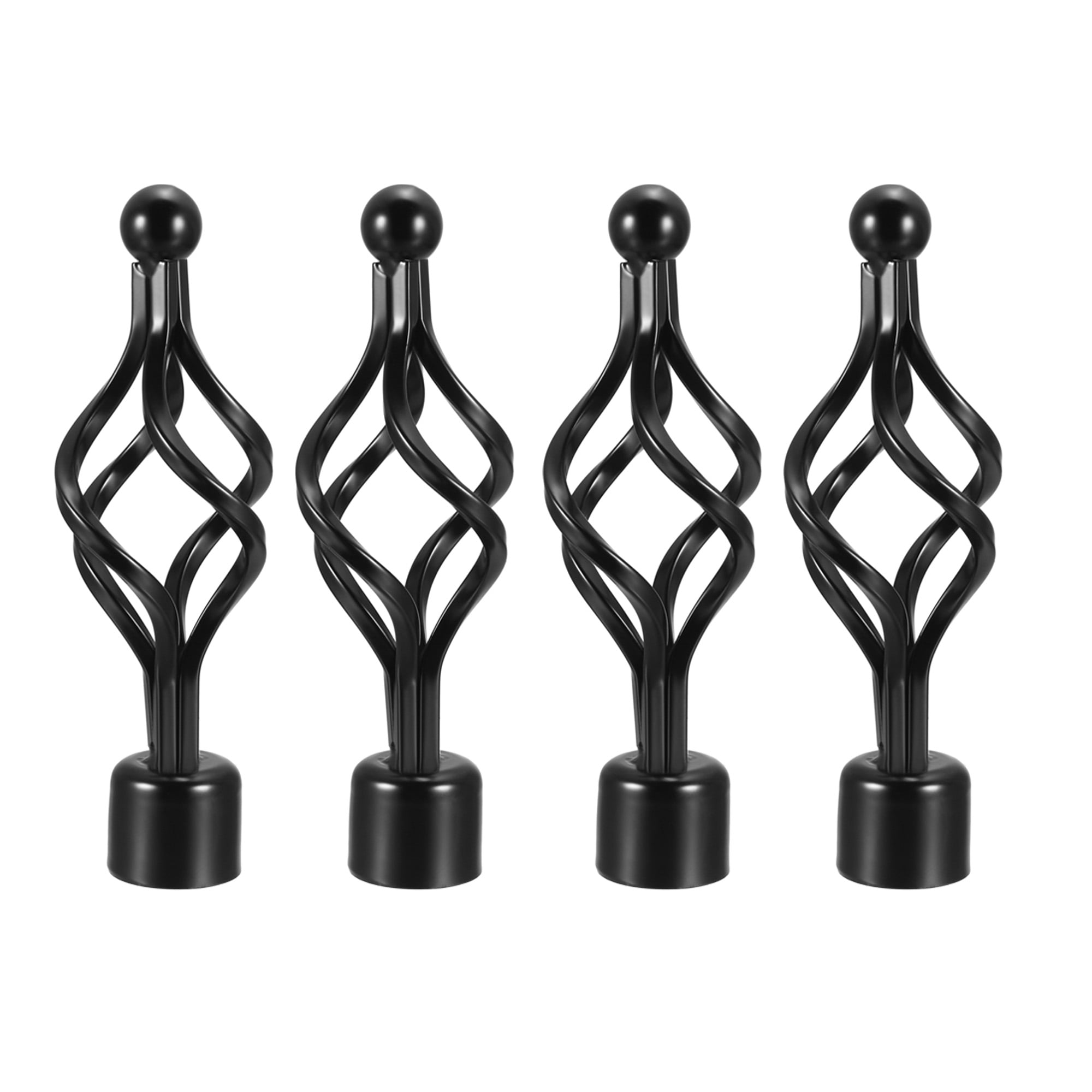 lowes curtain rod finials