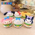 thumbnail image 2 of Sanrio-Llavero de felpa con forma de Hamburgo para niños, juguete de 10Cm con diseño creativo de dibujos animados de Hellokitty Kuromi Mymelody YAOSANBAO BAO unisex, 2 of 2