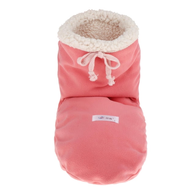 Protector de pierna de fundición Zulema vendaje rosa claro Doble espesor botas de lluvia para caminar