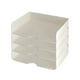 thumbnail image 4 of Soporte de papel A4, organizador de mesa, caja de cajones de 4 niveles, estante de almacenamiento de escritorio apilable para oficina, documentos,, 4 of 9