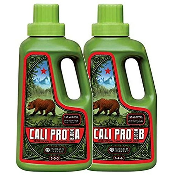 Emerald Harvest GL56723910.918 Cali Pro Bloom A B Fertilizer Combo, 0.95 L