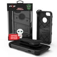 thumbnail image 6 of ZIZO BOLT Series for iPhone SE (3rd and 2nd gen)/8/7 Case with Screen Protector Kickstand Holster Lanyard - Gun Metal Gray, 6 of 6