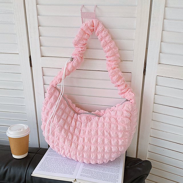 Bolso de mano a cuadros para mujer, correas de hombro ajustables suaves, Bolso de citas diario a la moda