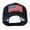 Navy, variant on 5 Panel Mesh American Flag Gold Patch Cap - Red OSFM
