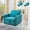 Green, variant on Pon Living 36" Wide Convertible Chaise Futon for Home Office, Pull Out Sofa Bed, Lint, Green