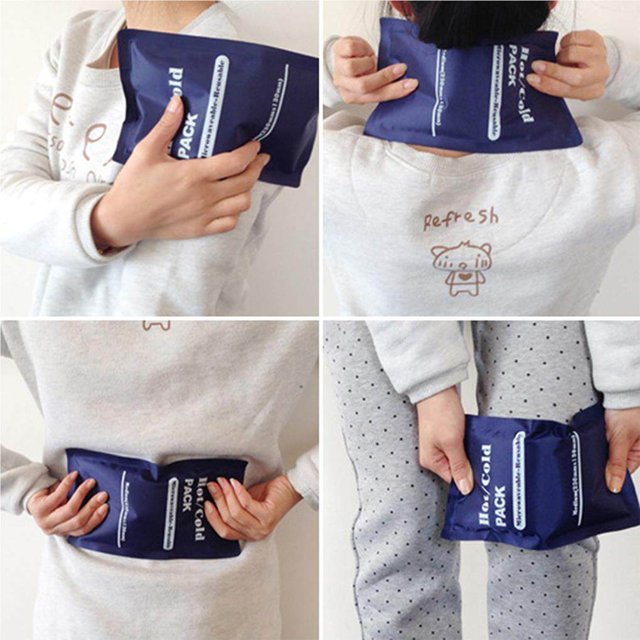 Sac de Physiothérapie Chaud et Froid Compresse Chaude Adulte Pack de Glace Réutilisable pour Micro-Ondes Pack de Gel Chaud