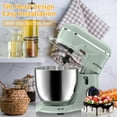 thumbnail image 5 of Ailessom New Stand Mixer,6.5-QT 10-Speed Tilt-Head Kitchen Electric Mixer with Bowl, Dough Hook, Beater, Whisk for Most Home Cooks, (Morandi Green), 5 of 8