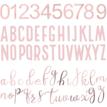 1 Set Letters Numbers Cake Ornaments Cupcake Toppers Birthday Cake Decorations