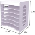 thumbnail image 2 of Natwind 7-Tier Office Paper Organizer for Desk Desktop Organizer File Holder Office Desk Organizer Letter Tray & A4, 2 of 5