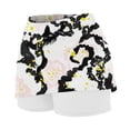 thumbnail image 4 of Tennis Skirts for Women Summer Elastic Yoga Culottes Lightweight High Waist Athletic Shorts Skirt with Pockets for Workouts Everyday Wear Black 5XL, 4 of 6