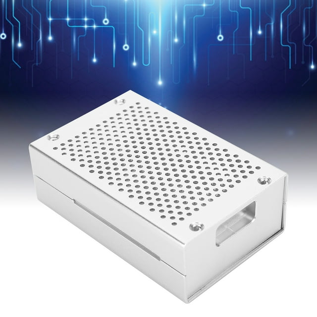 Coque de Protection en Alliage d'Aluminium, Boîtier de Dissipation de Chaleur Étanche à la Poussière Taille Standard Légère pour 3B