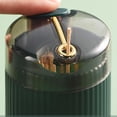 thumbnail image 3 of Dispensador automático de palillos de dientes, contenedor, soporte para palillos, portátil, creativo, de empuje Verde oscuro, 3 of 4