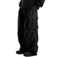 thumbnail image 6 of Luvrsol Big and Tall Men's Work Pants Solid Loose-Fit Straight-Leg Casual Cargo with Multiple Pockets, S-5XL, 6 of 6