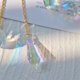 thumbnail image 2 of Crystal Wind Chimes Moon Star Metal Prismas Light Catcher Windbells (4 piezas) Ehuebsd Libre de BPA, 2 of 8