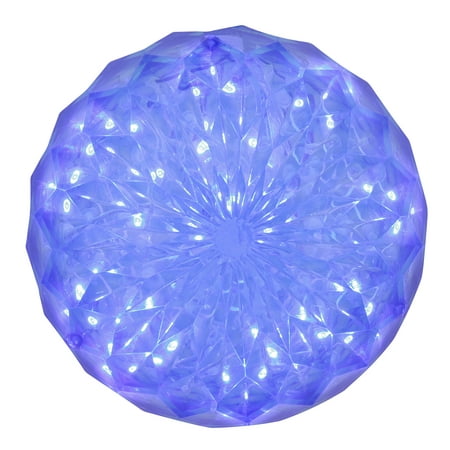 Vickerman 30 Light x 6" LED Blue Crystal Ball Outdoor