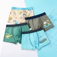 thumbnail image 2 of NIEWTR Boys Boxer Shorts Boy Underwear Cotton Toddler Boxer Briefs Elastic Waist(Dark Green,12-14 Years), 2 of 4