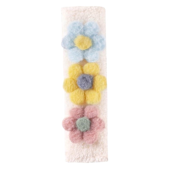 Soft Seat Belt Cover Pad with Floral Design for Comfort and Style