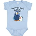 thumbnail image 3 of Inktastic Happy Birthday, Daddy Cute Penguins Boys or Girls Baby Bodysuit, 3 of 5